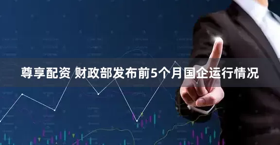 尊享配资 财政部发布前5个月国企运行情况